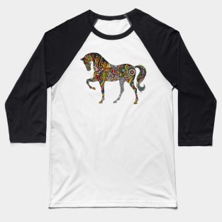 Beautiful Horse Totem Tattoo Art Baseball T-Shirt